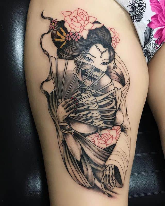 Intricate geisha