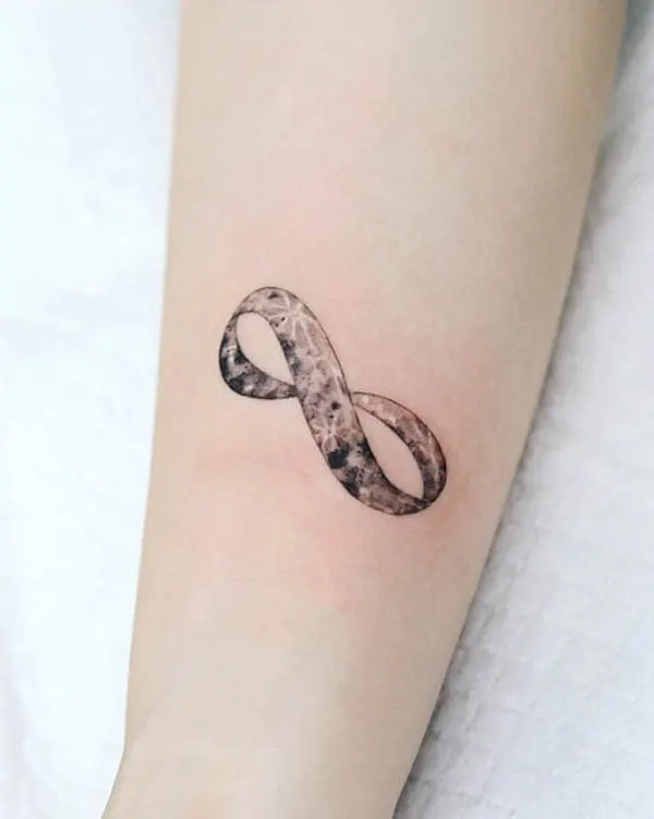 Lunar infinity tattoo