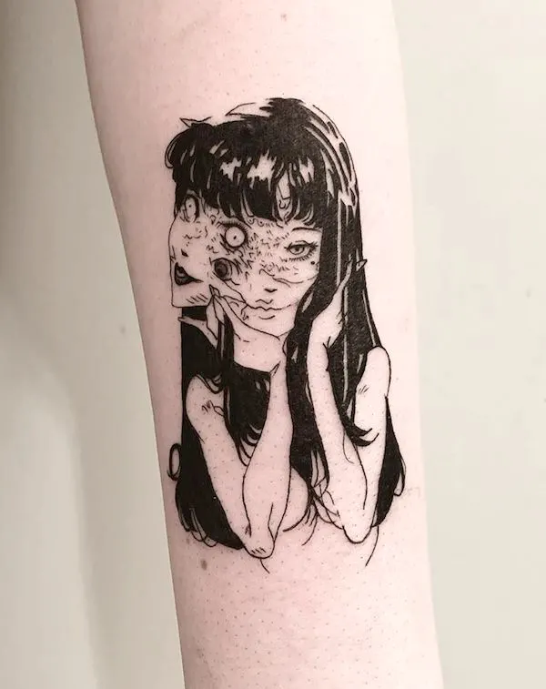 Tomie Kawakami manga tattoo