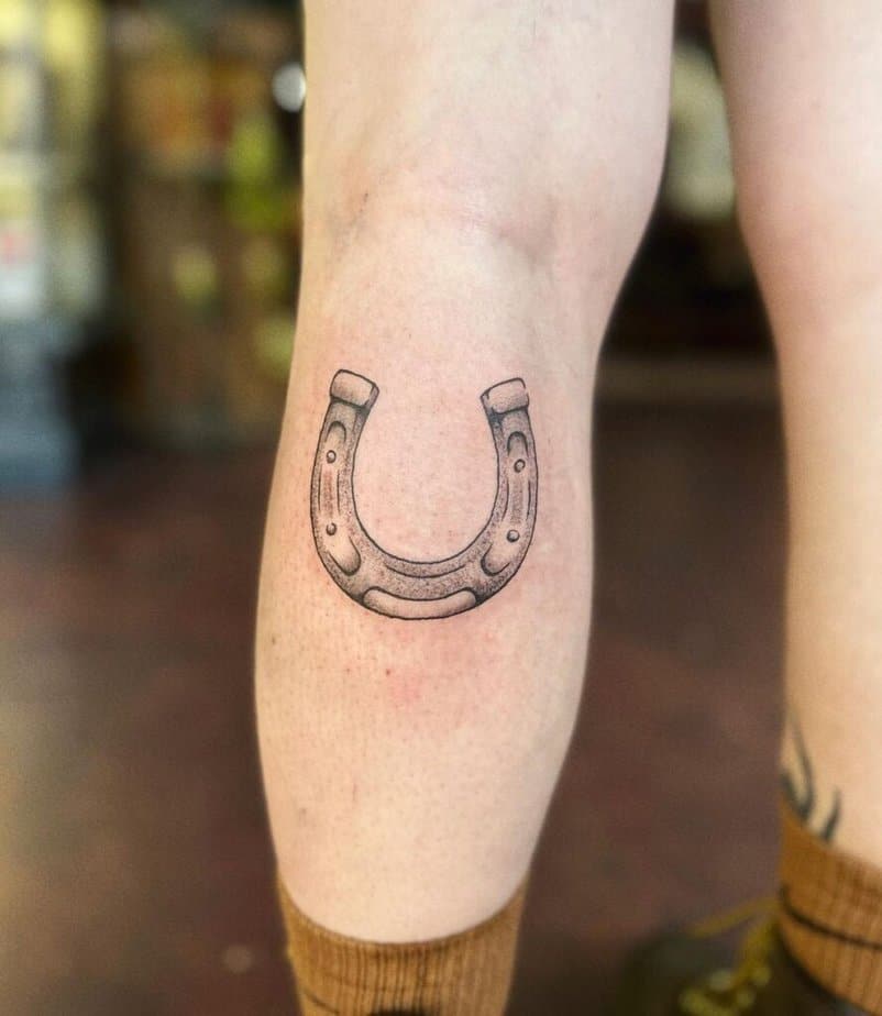 Horseshoe tattoo