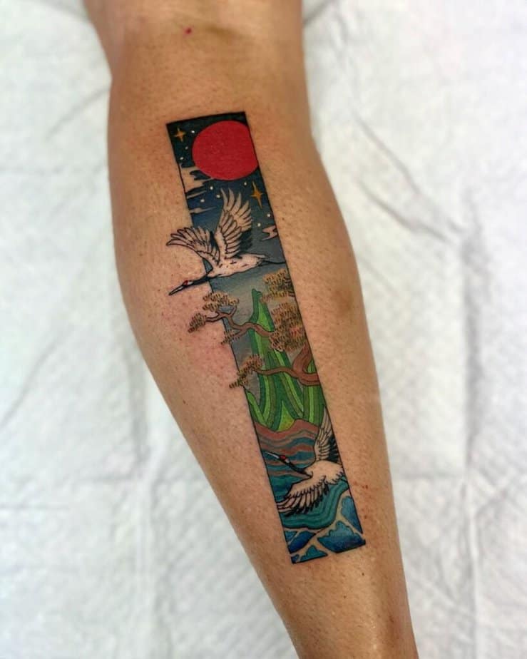 Scenery tattoo