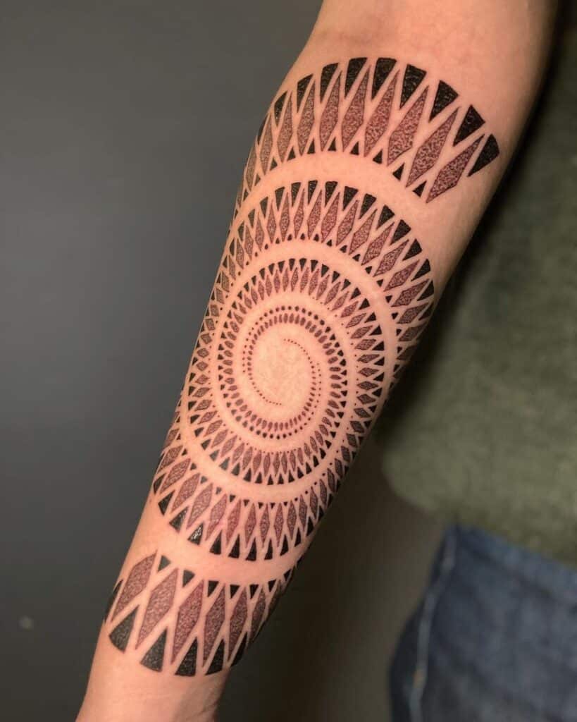 An illusion tattoo