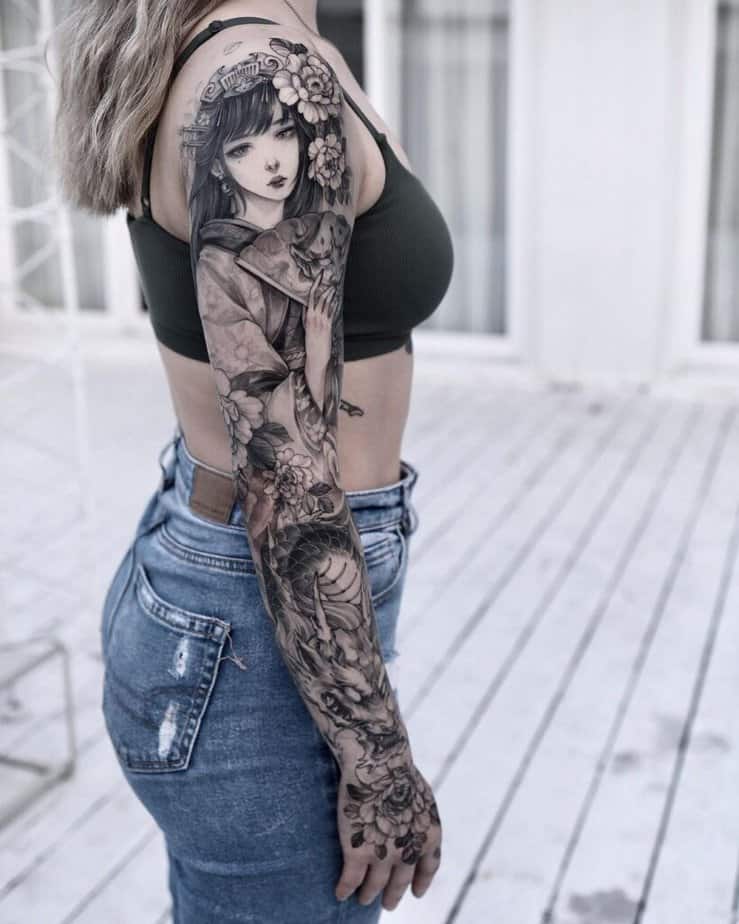 Geisha tattoo