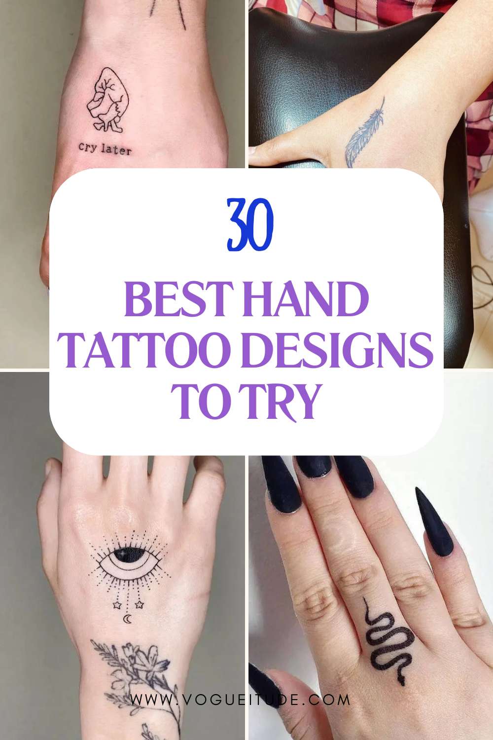 Best Hand Tattoo Designs to Try