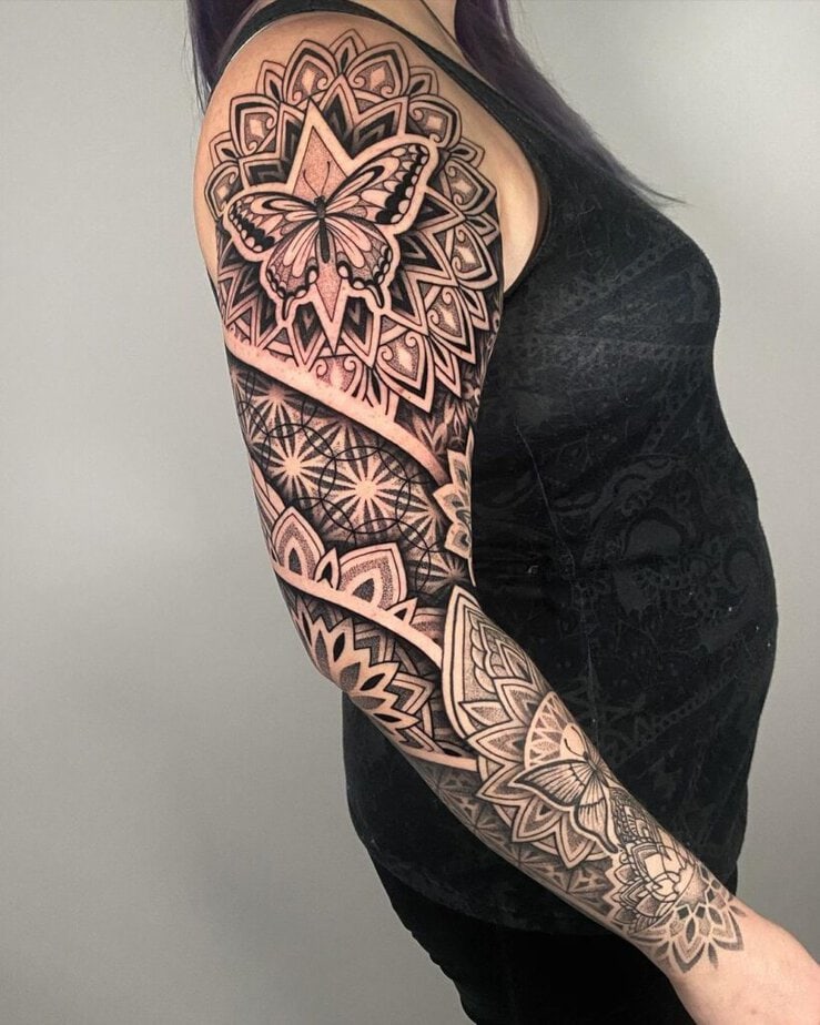 Ornament style tattoo