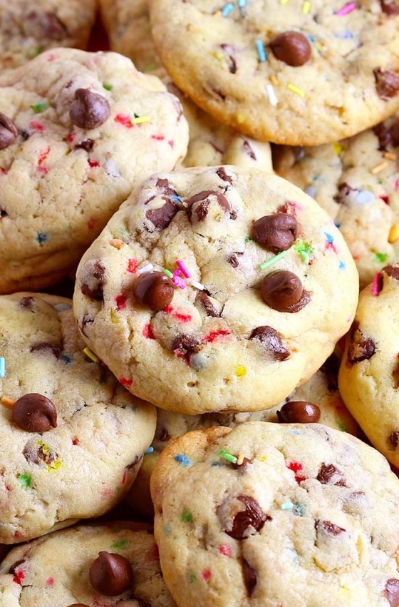 Christmas Chocolate Chip Cookies