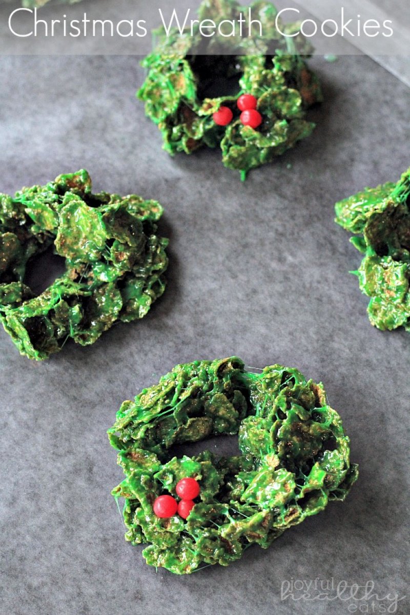 Christmas Wreath Cookies