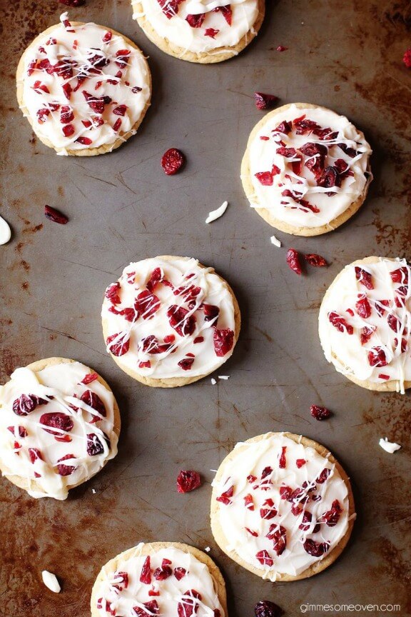 Cranberry Bliss Cookies by Gimme Some Oven