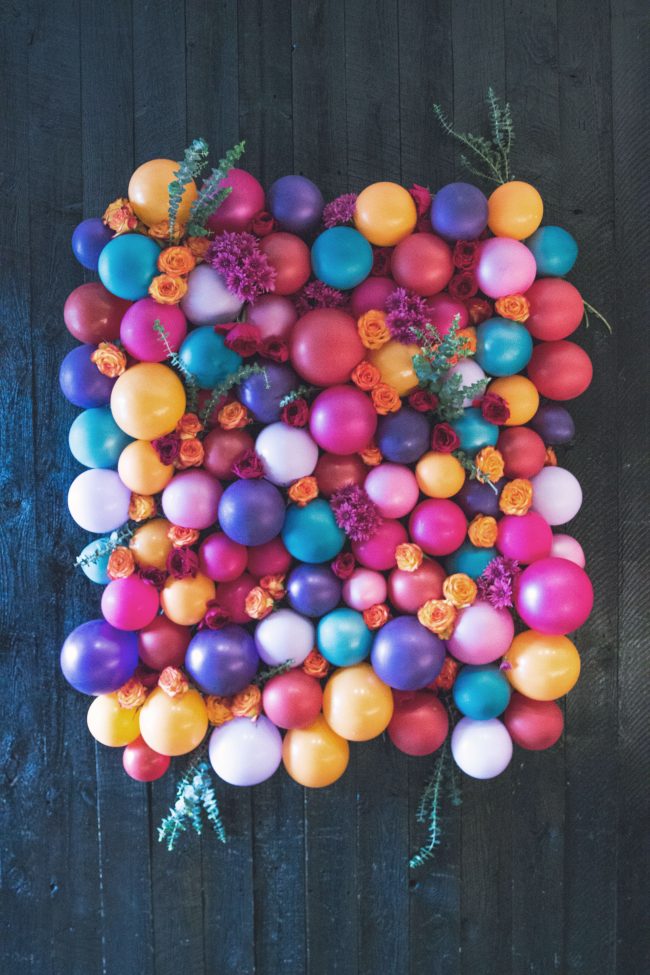 DIY Balloon Wall Backdrop