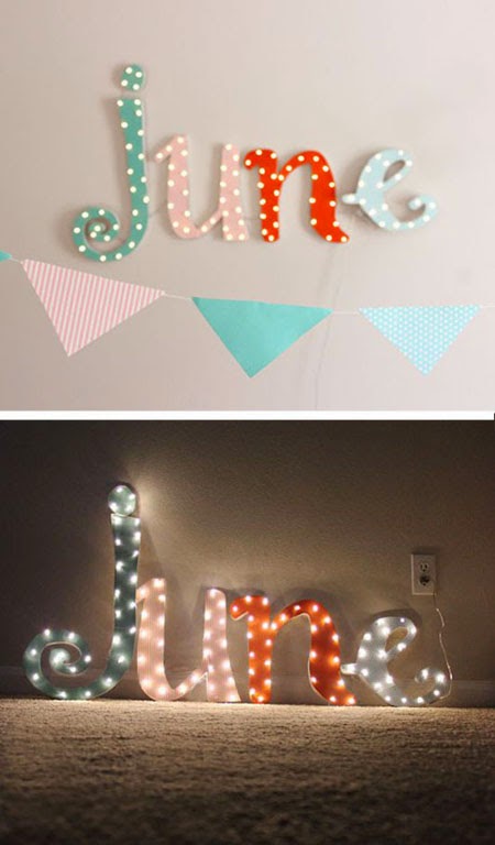 Fairy Light Crafts via We Lived Happily Ever After