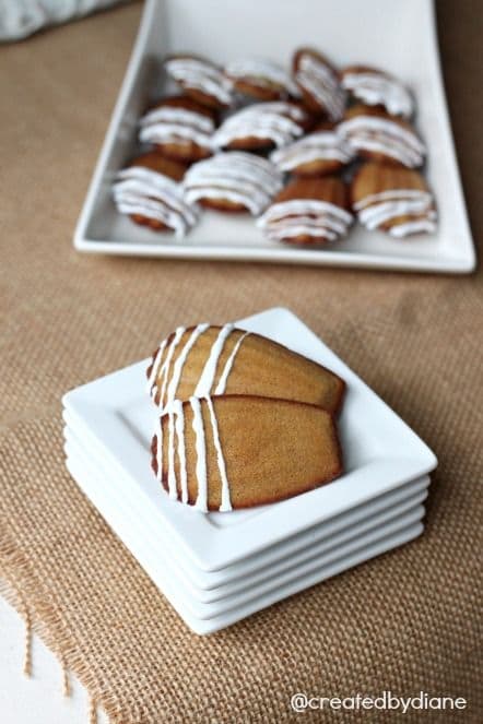 Gingerbread Madeleines from Created by Diane