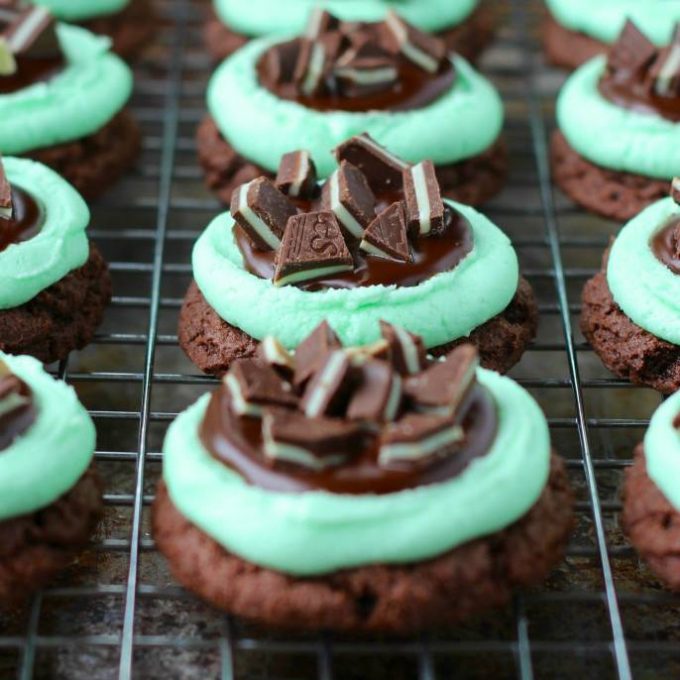 Grasshopper Cookies from Your Cup of Cake