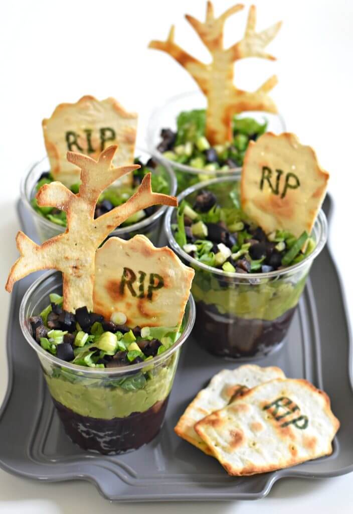 Graveyard Taco Cups by Fork and Beans