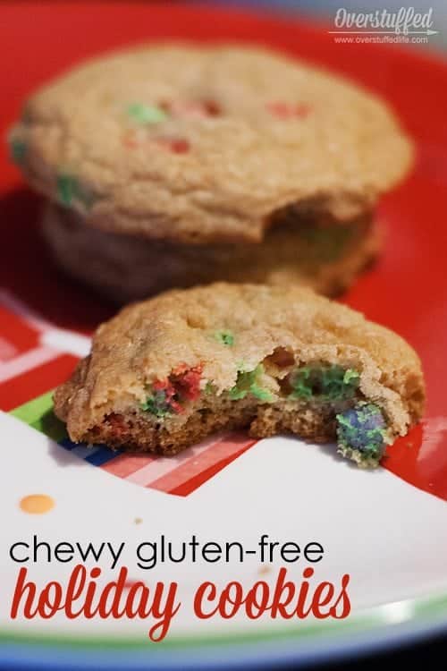 Overstuffed Life – Chewy Gluten-Free Holiday Cookies