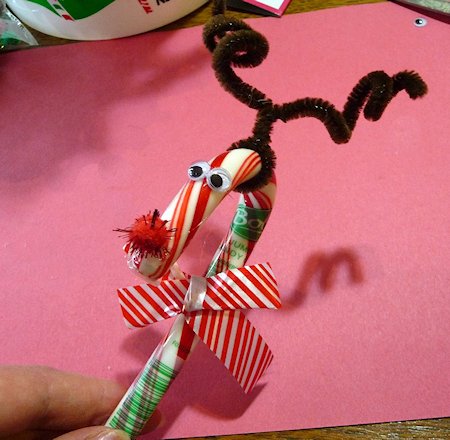 Candy Cane Reindeer from Milk and Cuddles