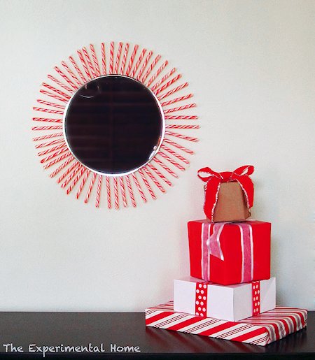 Candy Cane Starburst Mirror from The Experimental Home