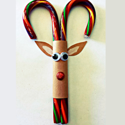 Candy cane reindeer.