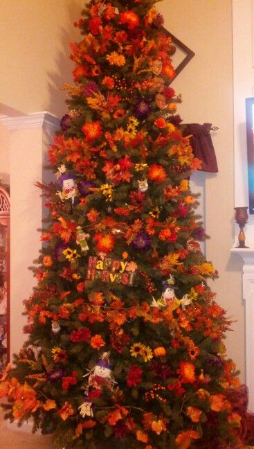 Fall Christmas Tree.