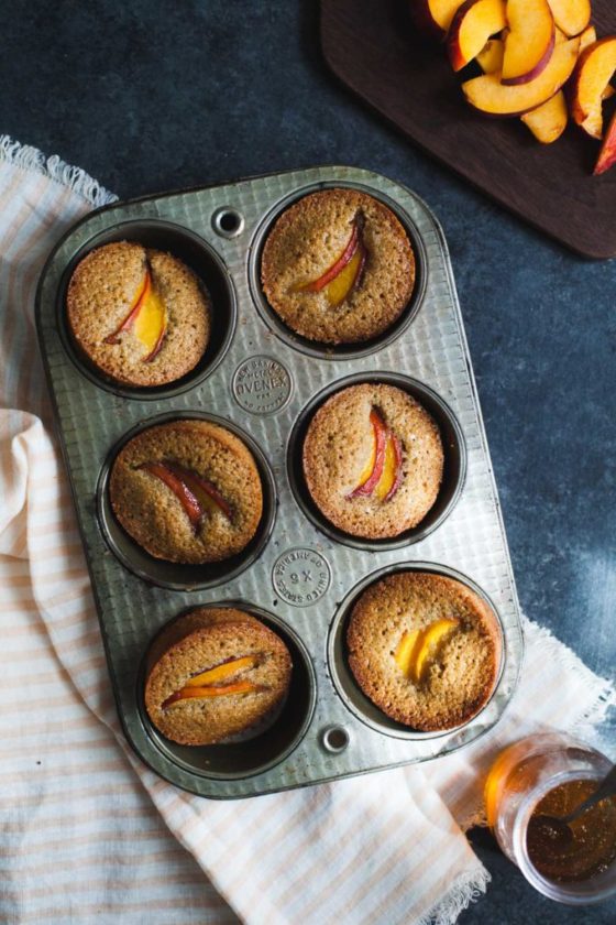 Pepita Financiers with Nectarines – Snixy Kitchen