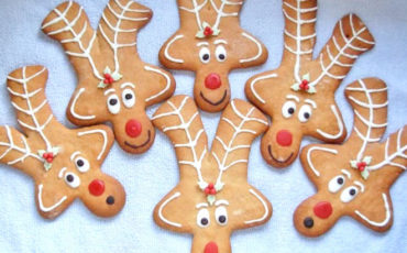 Reindeer gingerbread.