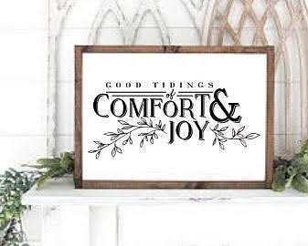 So much Comfort and Joy to you and yours this holiday season.