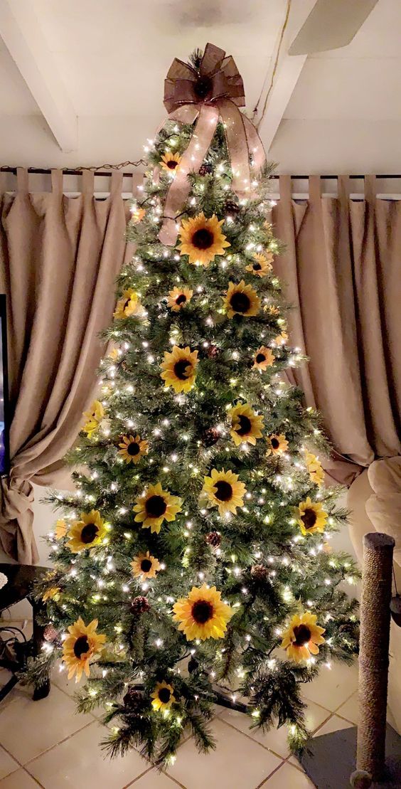 Sunflower Christmas Tree.