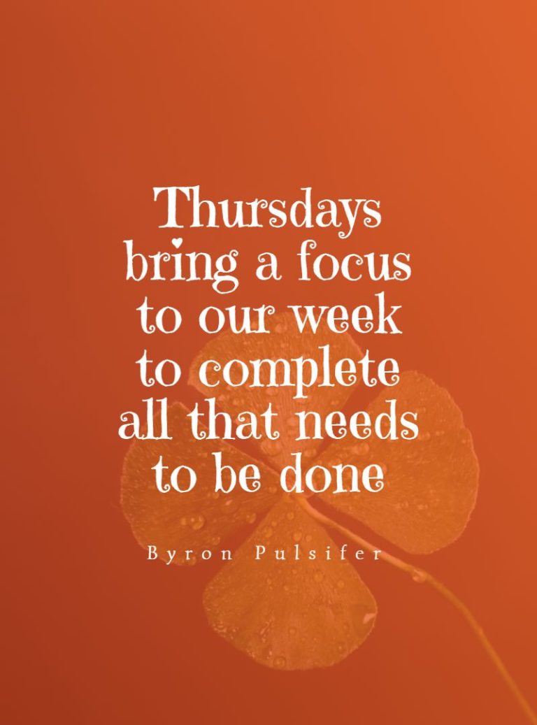 Thursday Motivation Quotes that will make this day the Most Productive ...