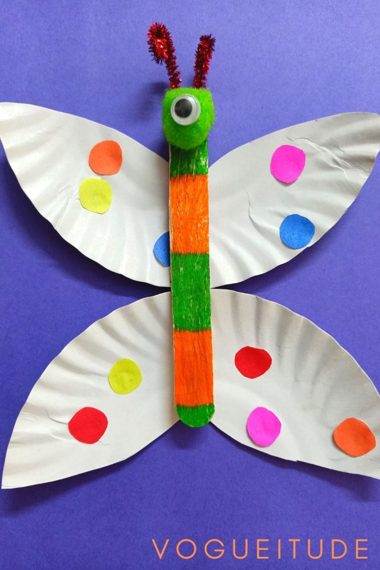 Paper Plate Butterfly Craft