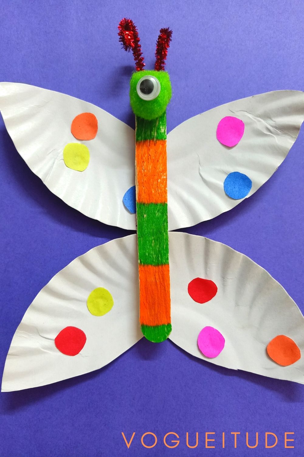 Paper Plate Butterfly Craft for Kids | DIY Paper Plate Craft