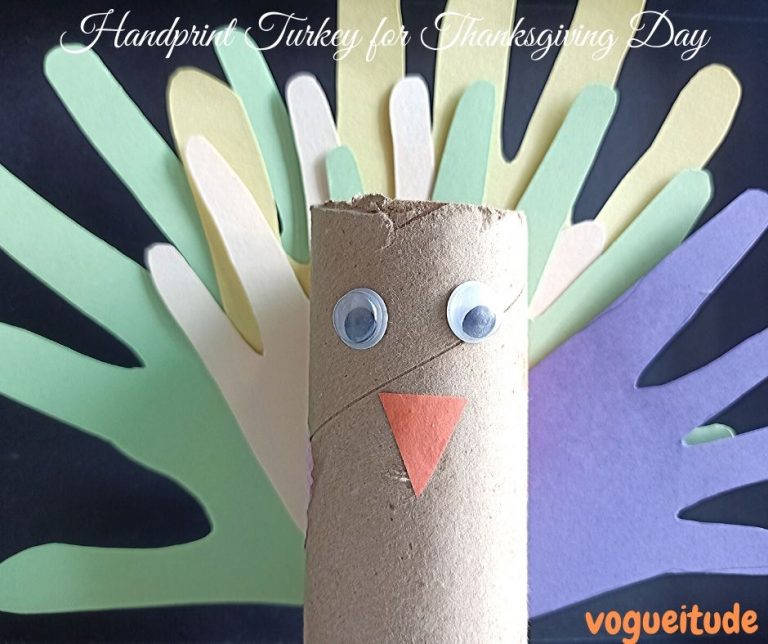 Handprint Turkey for Thanksgiving Day