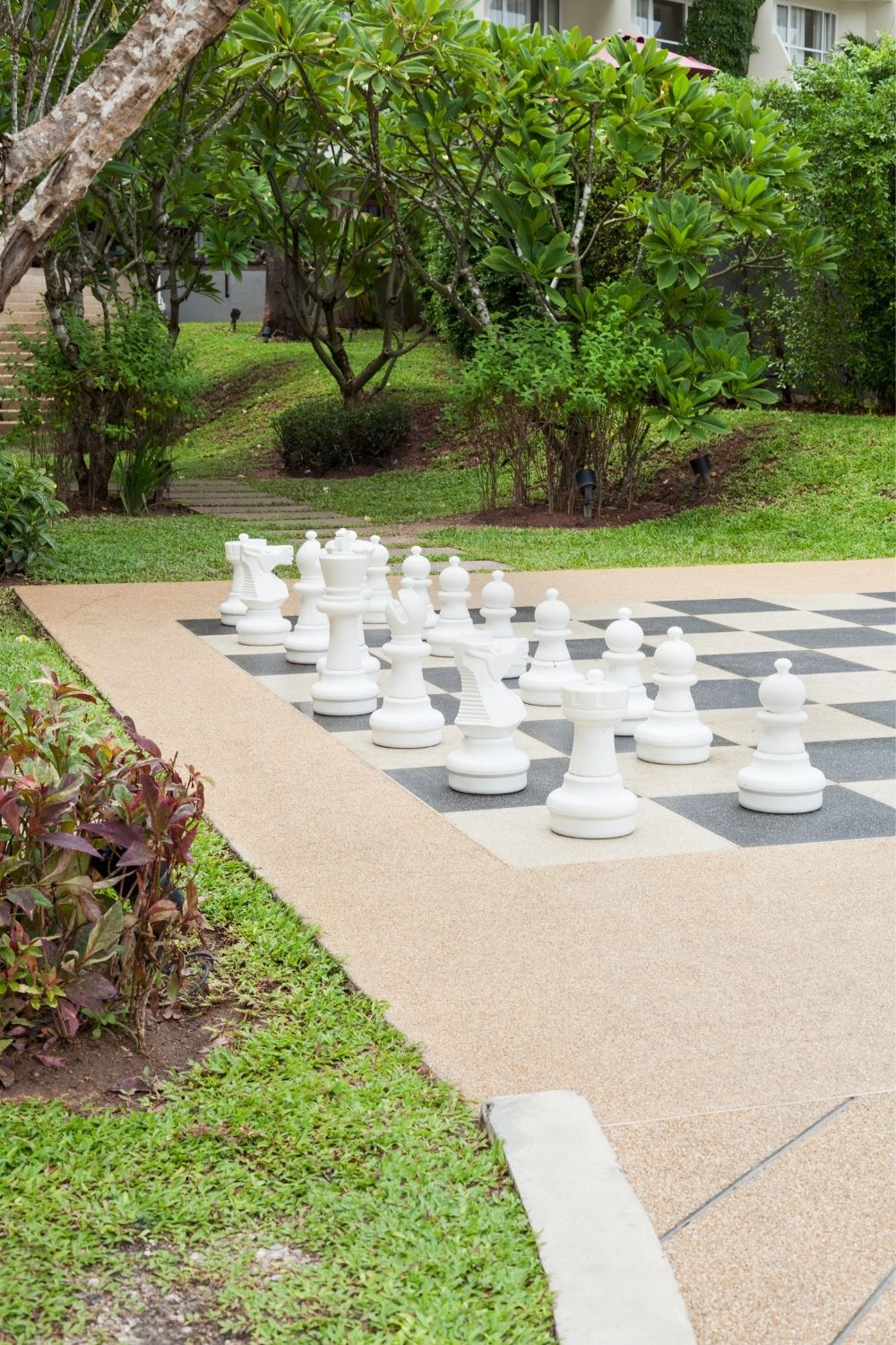 Chess like garden