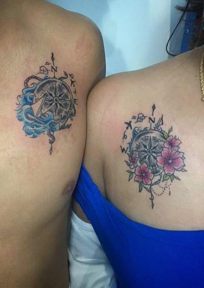 Exclusive Traveler Couple Tattoos